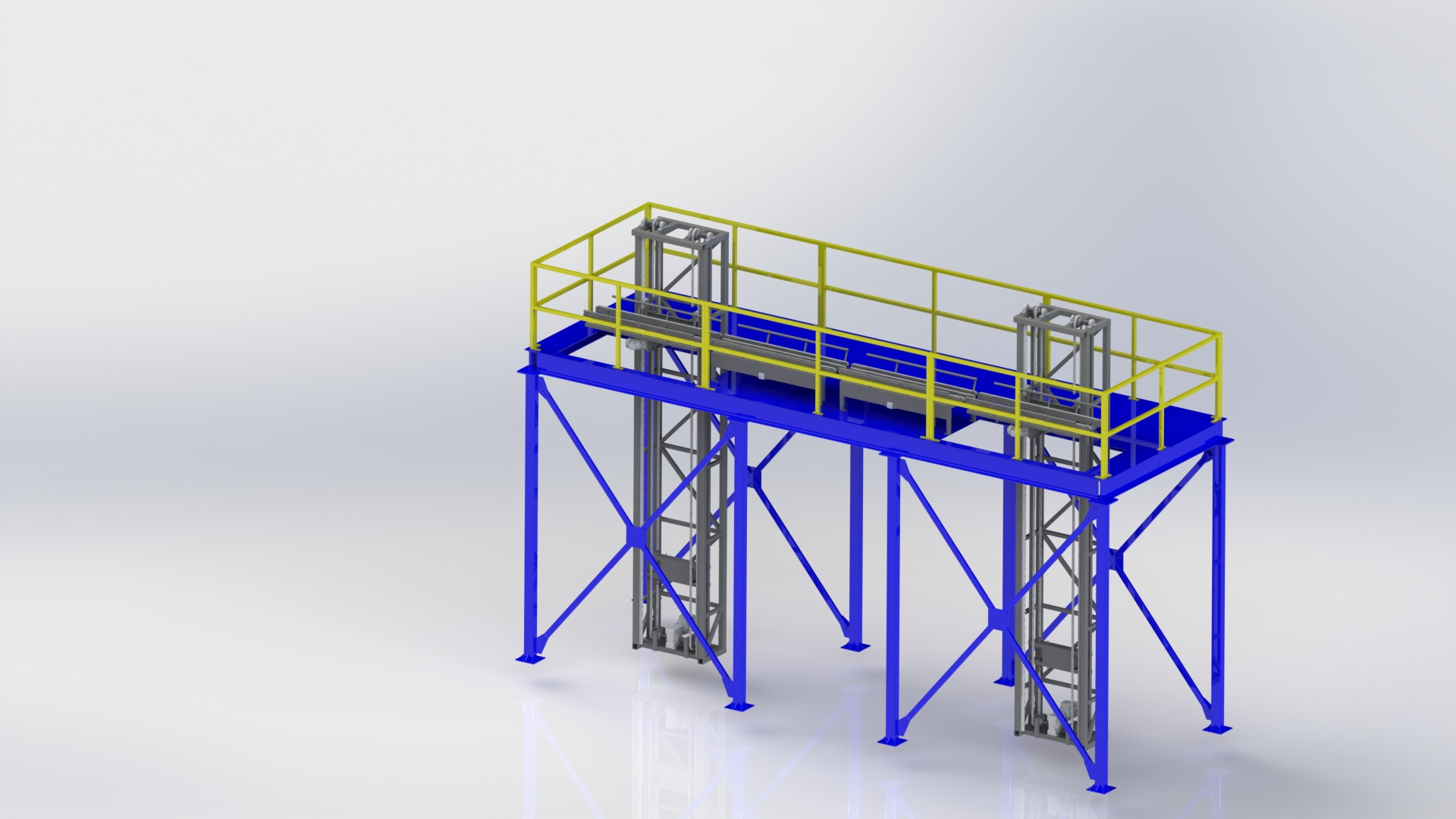 Conveyor System with Elevator